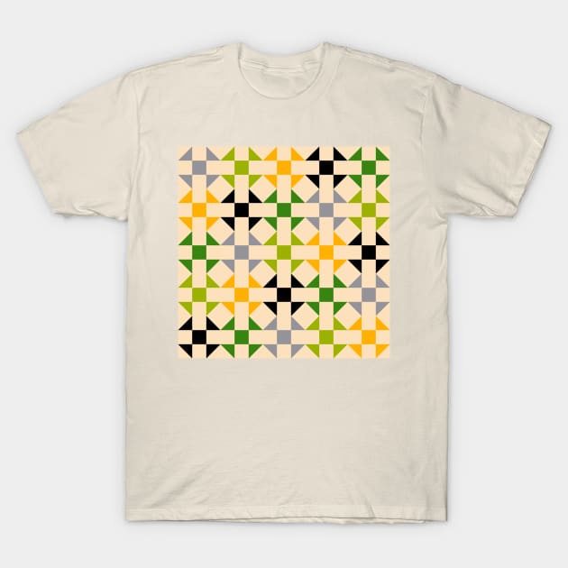 Geometric Pattern: Quilt: Spring T-Shirt by Red Wolf